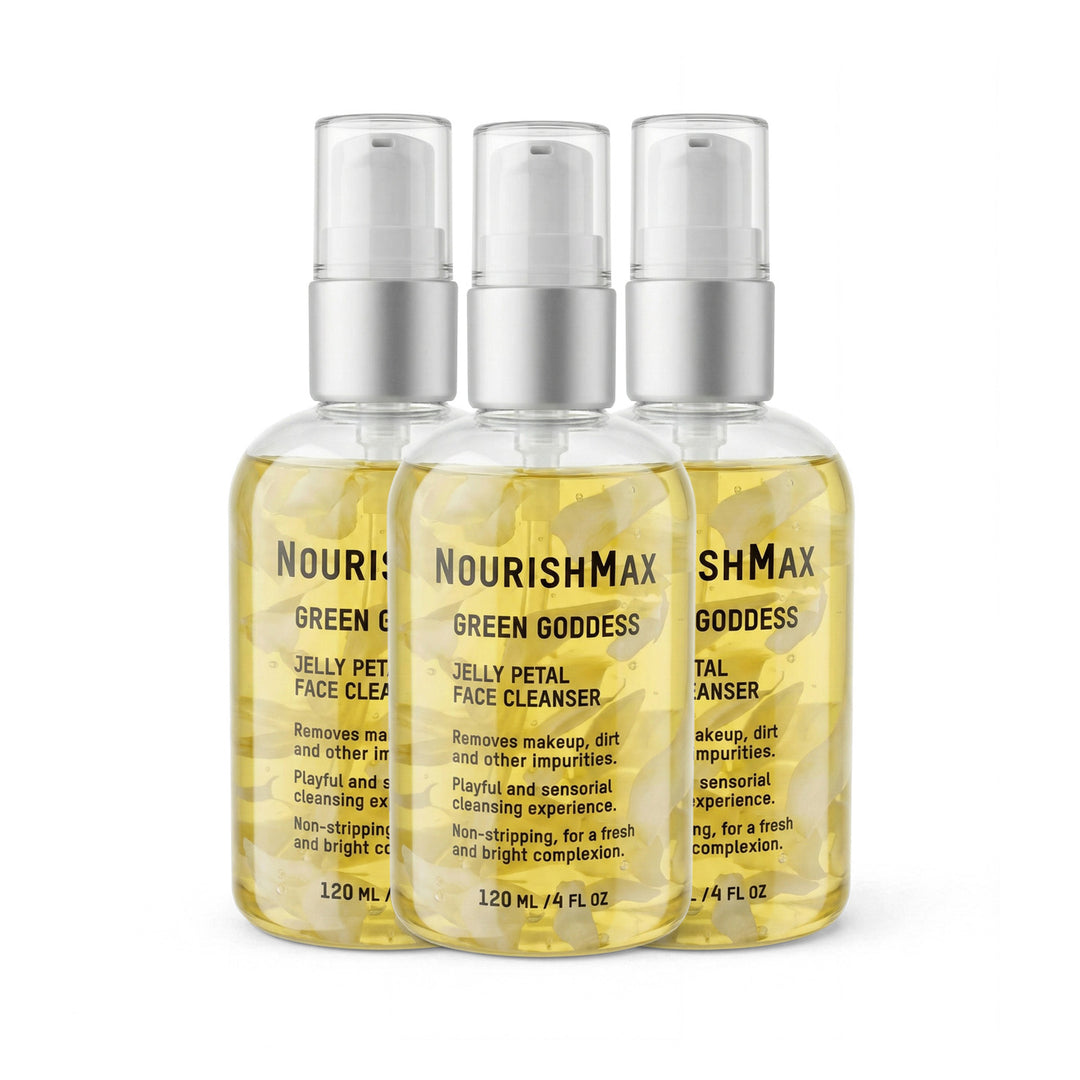 Best Face Cleanser - NourishMax Green Goddess Jelly Petal Face